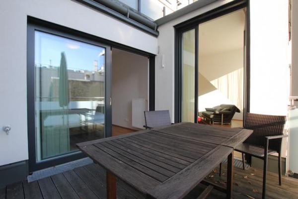 Dachterrasse im Apartment Apollogasse